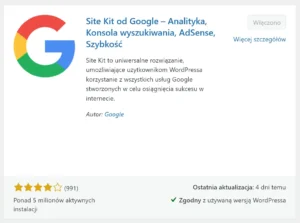 Site Kit by Google WordPress – jak zainstalować i do czego służy